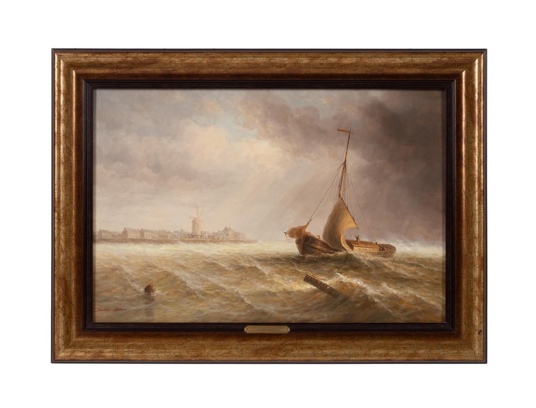 JAMES HARDY III, OIL ON BOARD