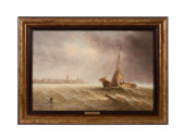 JAMES HARDY III, OIL ON BOARD