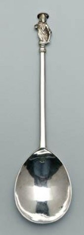 James I silver apostle spoon,