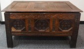 JAMES II CARVED OAK BLANKET CH