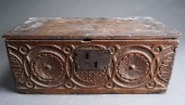 JAMES II OAK BIBLE BOX, LAST Q