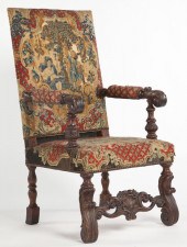 James II Style Open Armchairla