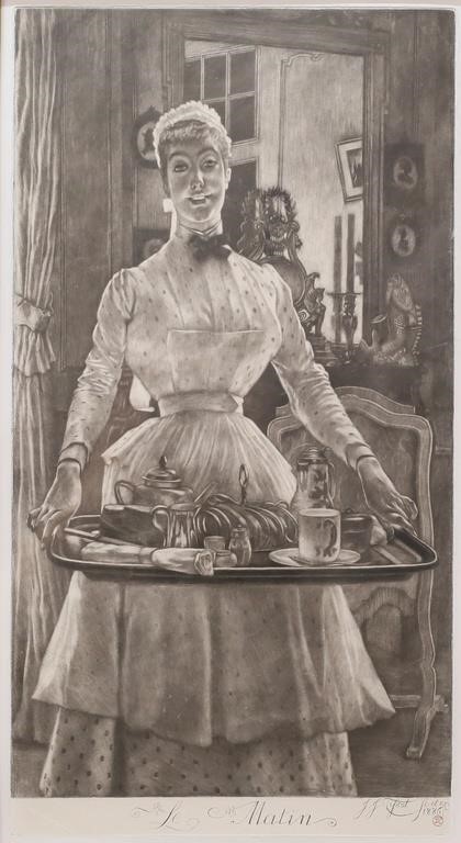 JAMES JACQUES TISSOT MEZZOTINT LE