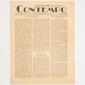 JAMES JOYCE, IN "CONTEMPO ", 1