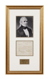 JAMES K. POLK HANDWRITTEN SIGN