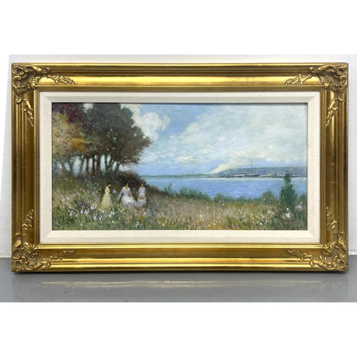 James Llewelyn oil on board signed.