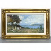 James Llewelyn oil on board si