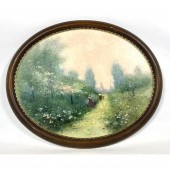 James Llewelyn oil on board. O