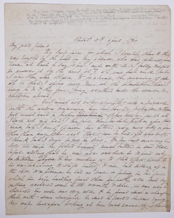 JAMES LOGAN [WILLIAM PENN] QUAKER