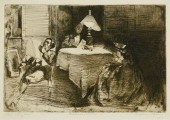 JAMES M. WHISTLER ETCHING, THE