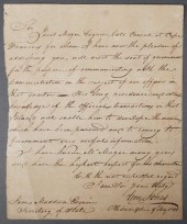 [JAMES MADISON] 1801 LETTER180