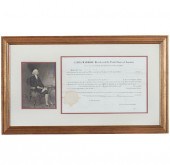 JAMES MADISON 1813 LAND GRANTF