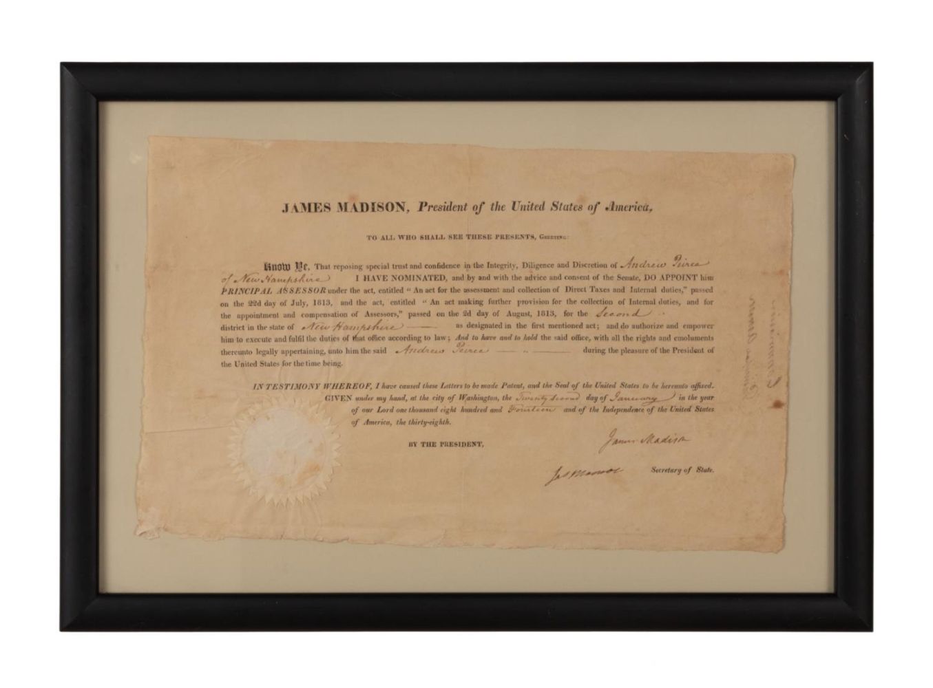 JAMES MADISON AND JAMES MONROE