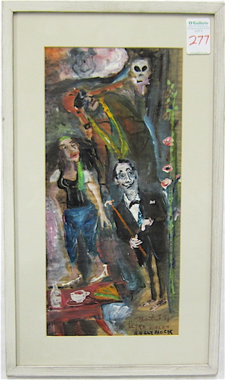 JAMES MARTIN GOUACHE ON PAPER