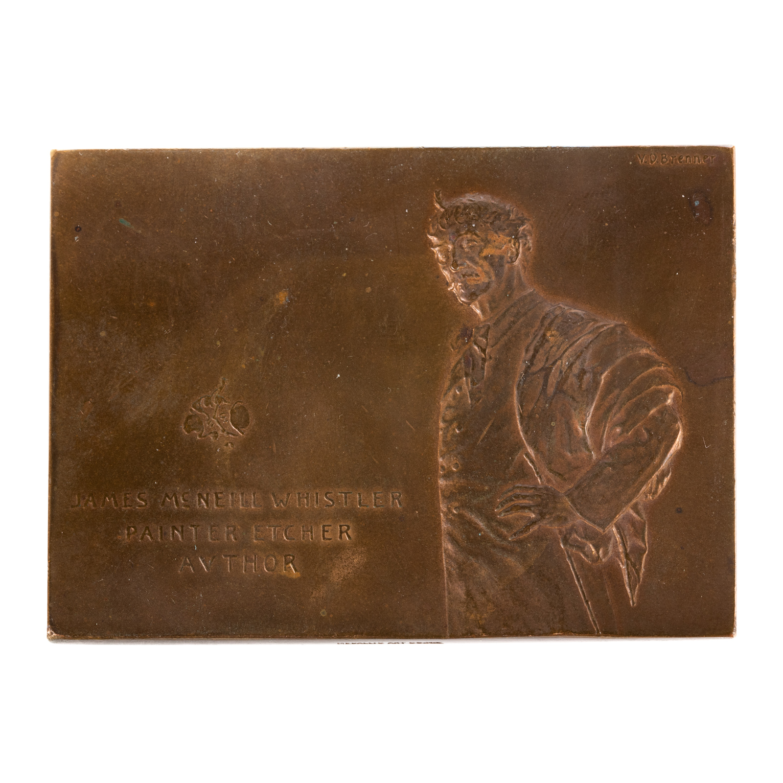 JAMES MC NEIL WHISTLER PLAQUE BY VD