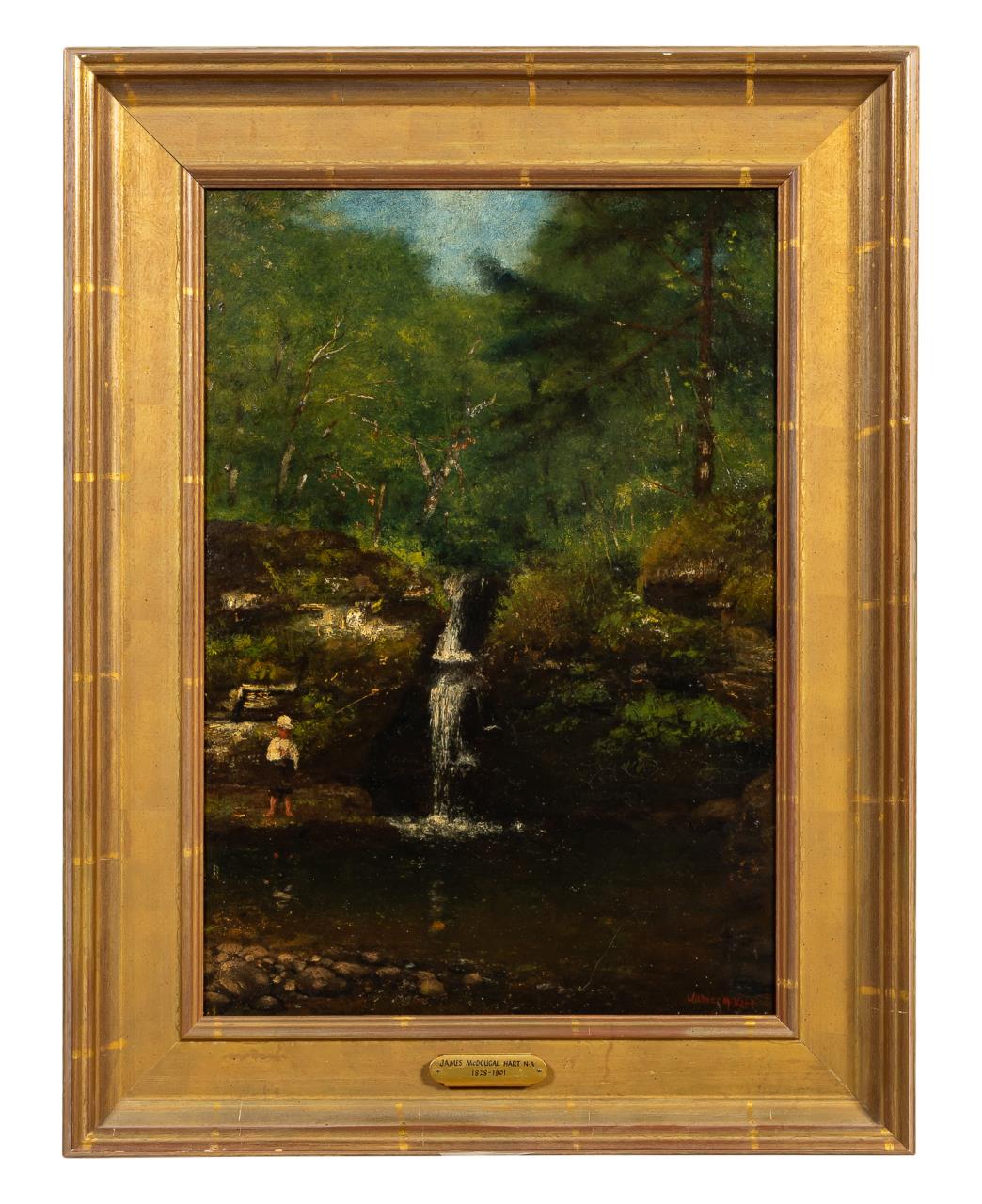 JAMES MCDOUGAL HART BOY FISHING