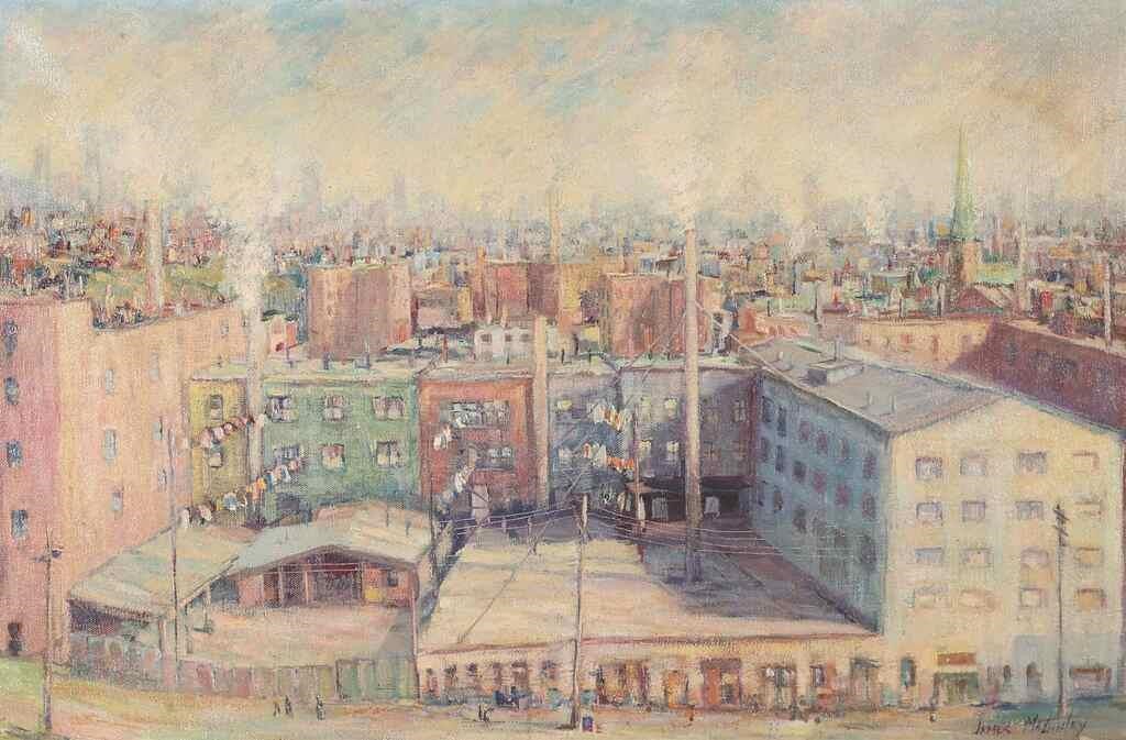 JAMES MCGINLEY OIL ON CANVAS