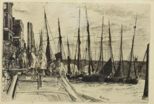JAMES MCNEILL WHISTLER ETCHING,