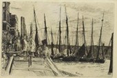 JAMES MCNEILL WHISTLER ETCHING