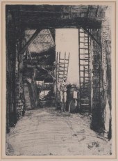 JAMES MCNEILL WHISTLER, ETCHIN