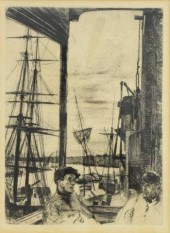 JAMES MCNEILL WHISTLER ETCHING