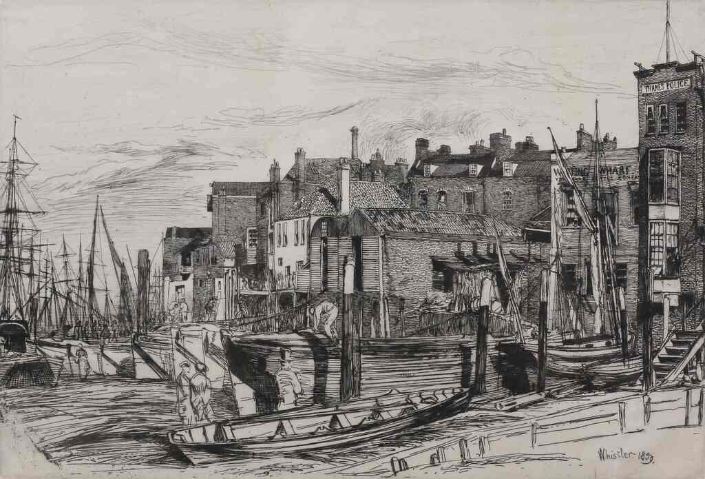 JAMES MCNEILL WHISTLER ETCHING