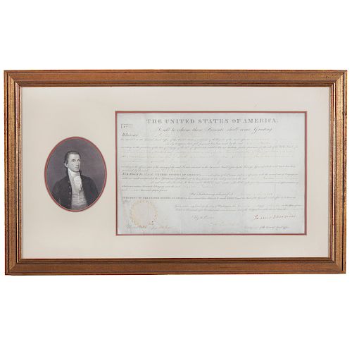 JAMES MONROE 1823 LAND
