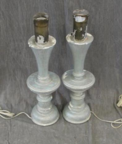JAMES MONT 2 Pairs of Lamps. A pair