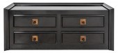 JAMES MONT EBONIZED FOUR DRAWE