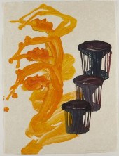 JAMES NARES "DRUMMERS" MONOTYP
