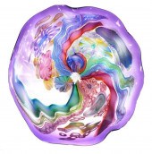 JAMES NOWAK, LARGE ART GLASS B