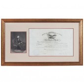 JAMES POLK 1848 ARMY CERTIFICA