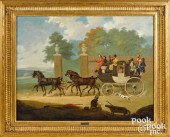 JAMES POLLARD OIL ON CANVAS OF