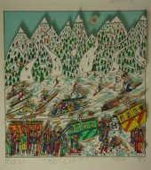 James Rizzi, American, NY, b.
