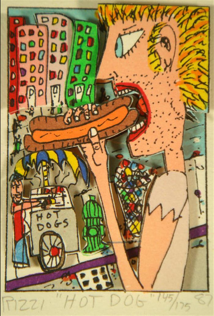 James Rizzi, American, NY, b. 1951,