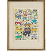 JAMES RIZZI, ETCHING WITH COLO