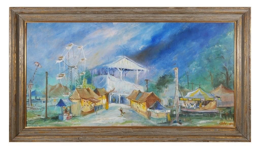 JAMES ROBE, 1964 COUNTY FAIR, OIL