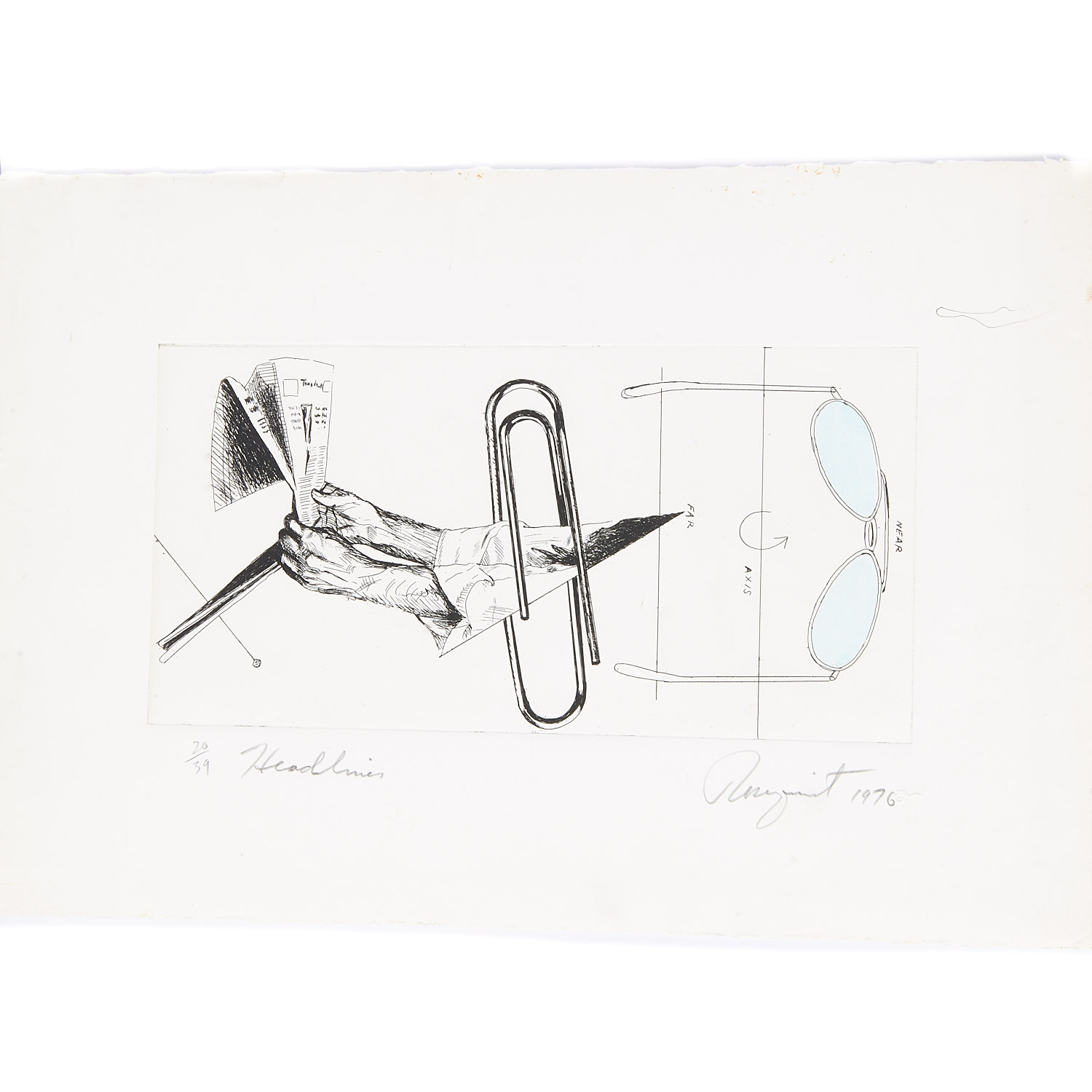 JAMES ROSENQUIST, COLOR ETCHING