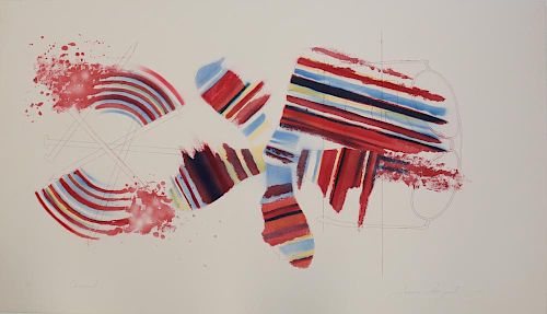 JAMES ROSENQUIST ETCHING, CAROUSEL,