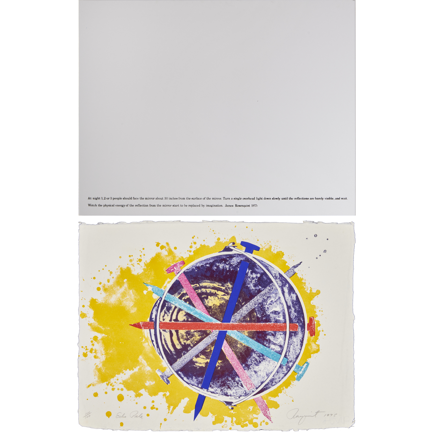 JAMES ROSENQUIST, LITHOGRAPH