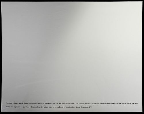 JAMES ROSENQUIST MIRRORJames