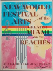JAMES ROSENQUIST SIGNED ARTS F