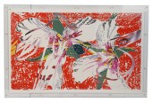 JAMES ROSENQUIST SILKSCREEN ON