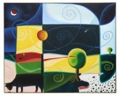 JAMES S. LUTTRELL PAINTING 'LA