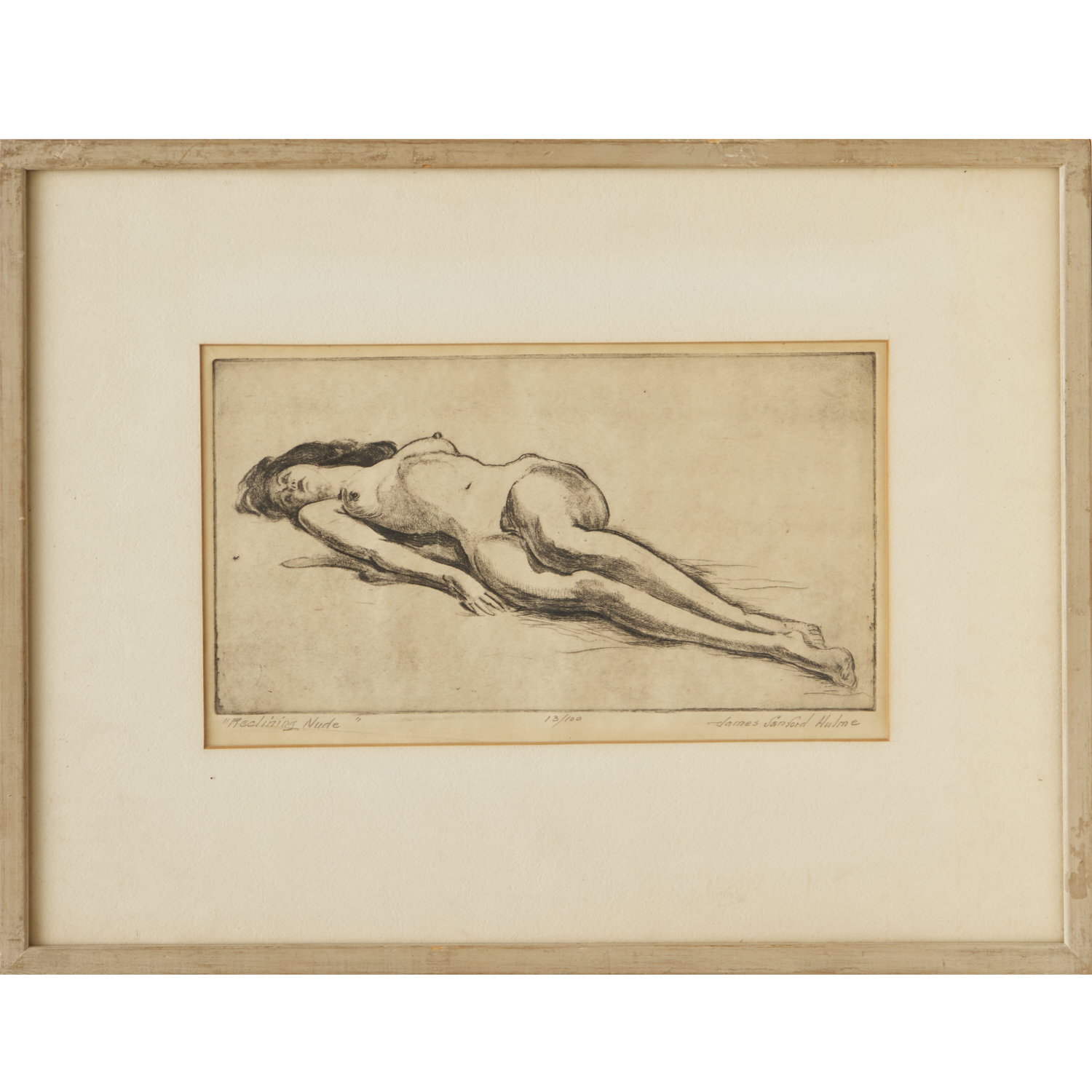 JAMES SANFORD HULME, ETCHING OF A
