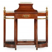 JAMES SHOOLBRED OAK AND BRASS