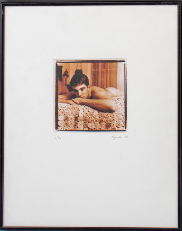 JAMES SPADA NUDE MALE SIGNED