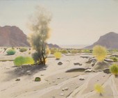 JAMES SWINNERTON OIL ON CANVAS