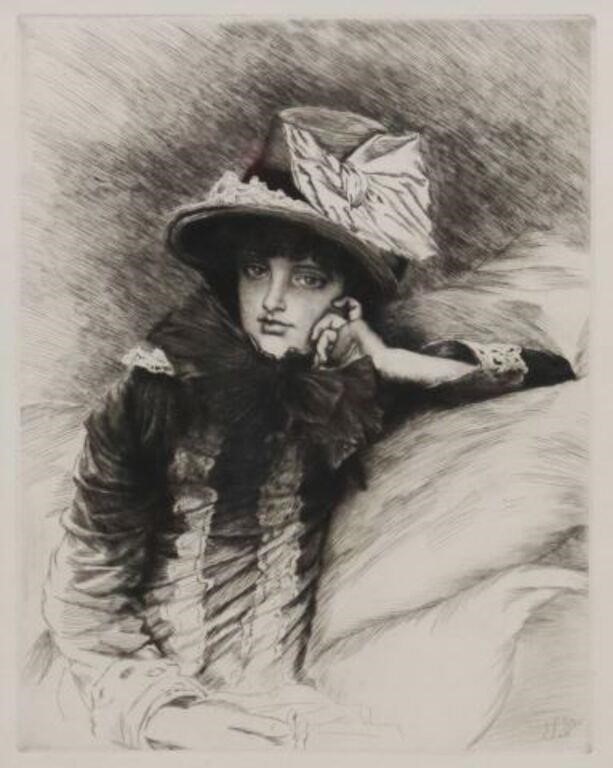 JAMES TISSOT (1836-1902) DRYPOINT