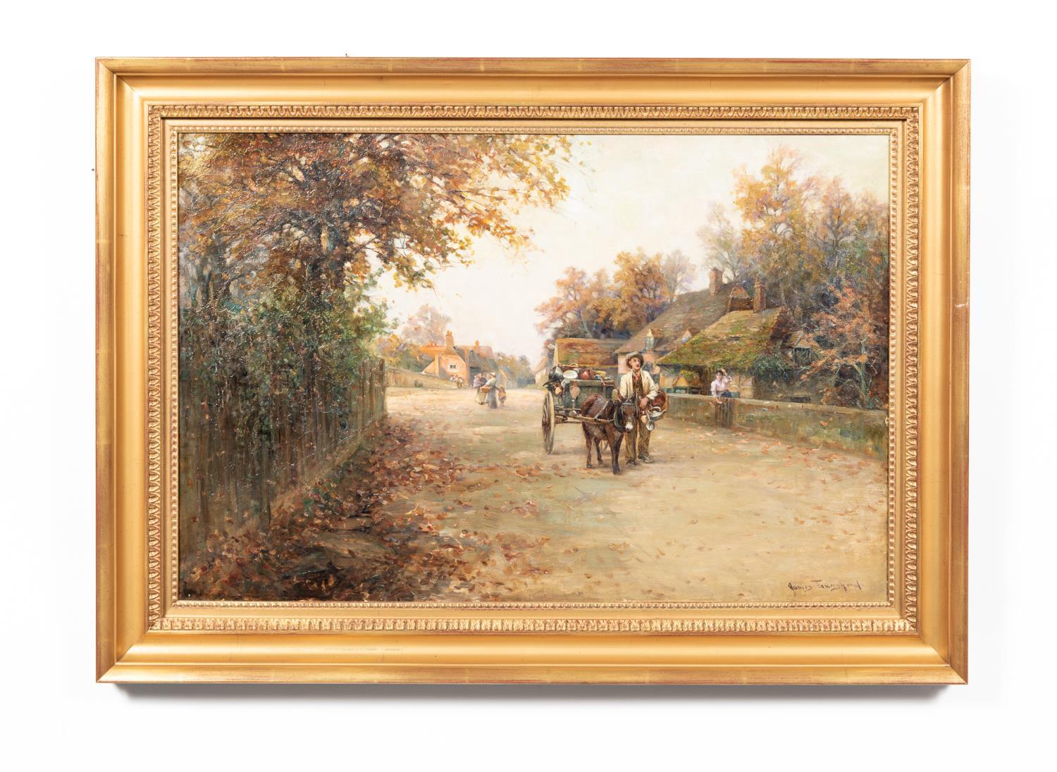 JAMES TOWNSEND, PEDDLER'S CART, OIL